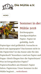 Mobile Screenshot of diemuehle.de